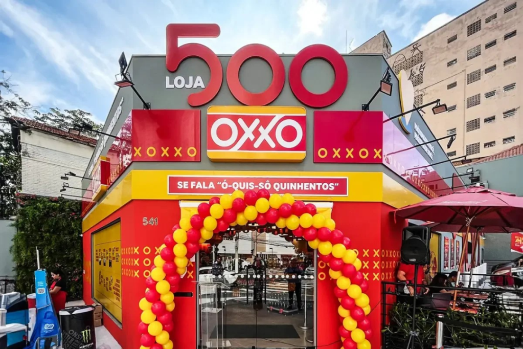 Unidade 500 da loja de conveniência Oxxo.